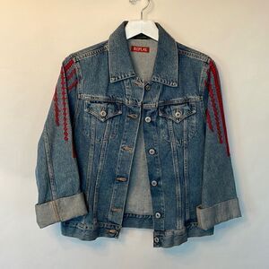 Replay Denim Jacket with Embroidery